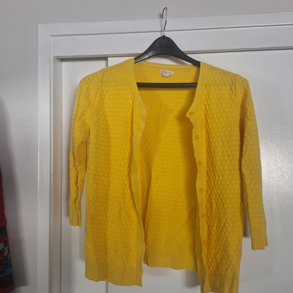 Merona Sunny Yellow Women's Cardigan